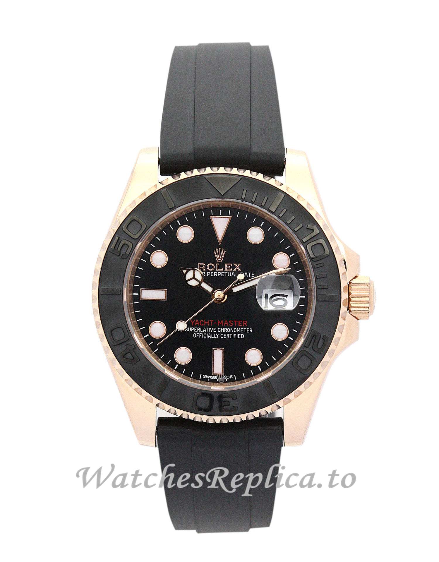Rolex Yacht-Master Black Dial 169622 - Replica Watches Shop