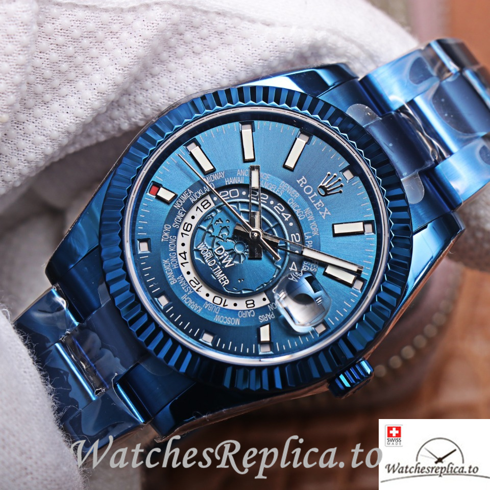 Swiss Rolex Sky Dweller Replica 326934 Stainless steel strap 40MM - WatchesReplica.to