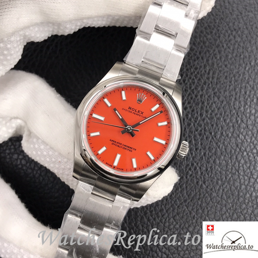 Swiss Rolex Oyster Perpetual Replica 277200 Stainless steel strap 31MM - Replica Watches Shop