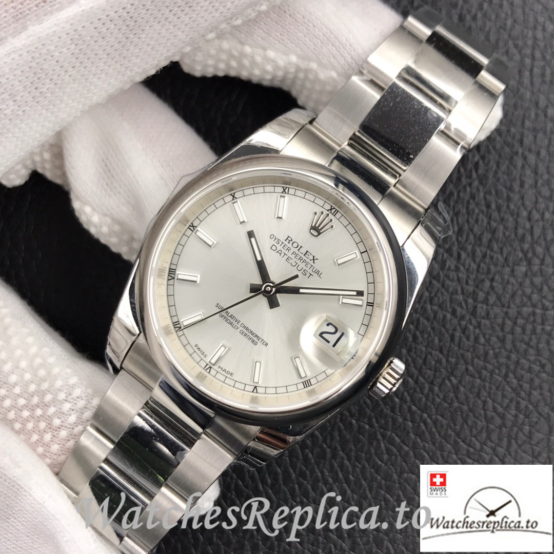 Swiss Rolex Datejust 126334 Replica Stainless steel strap 41MM - WatchesReplica.to
