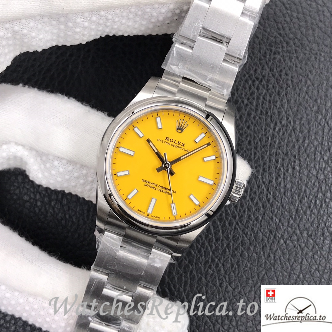 Swiss Rolex Oyster Perpetual Replica 277200 Stainless steel strap 31MM - Replica Watches Shop