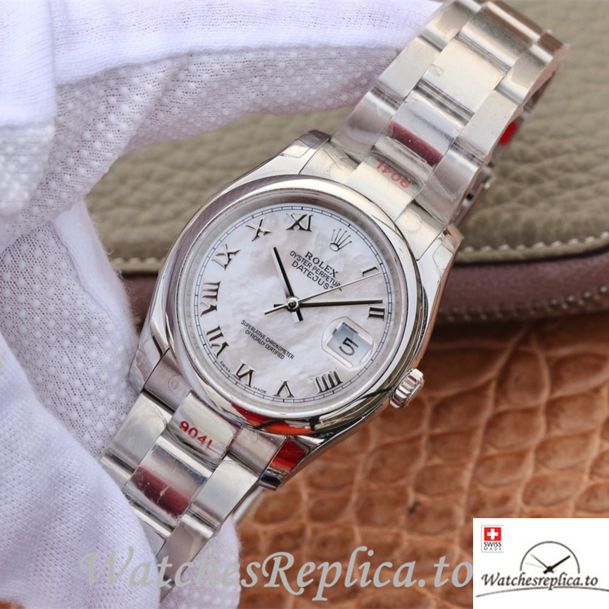Swiss Rolex Datejust Replica 116200 Stainless steel strap 36MM - WatchesReplica.to