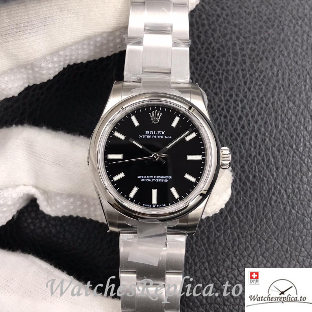 Swiss Rolex Oyster Perpetual Replica 277200 Stainless steel strap 31MM - Replica Watches Shop