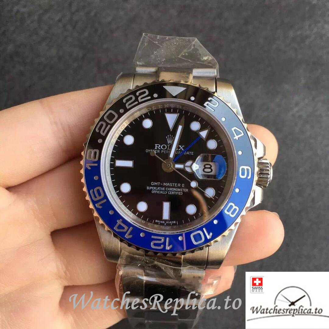 Swiss Rolex GMT-Master Replica 126710BLNR-0003 Stainless steel strap 40MM - Replica Watches Shop