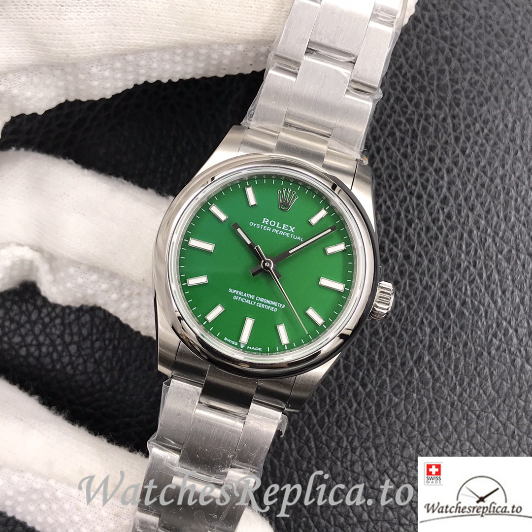 Swiss Rolex Oyster Perpetual Replica 277200 Stainless steel strap 31MM - Replica Watches Shop