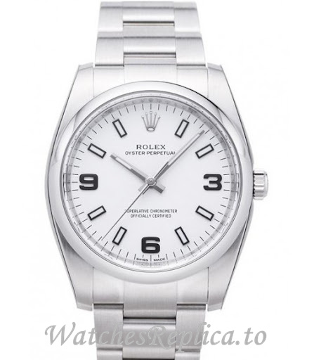 Replica Rolex Air King 114200-4 34MM Stainless steel strap Mens Watch - WatchesReplica.to