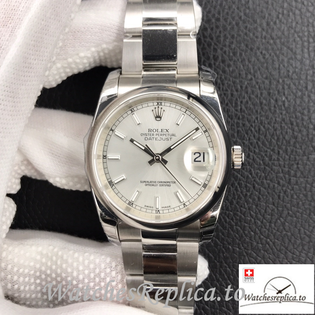 Swiss Rolex Datejust 126334 Replica Stainless steel strap 41MM - WatchesReplica.to