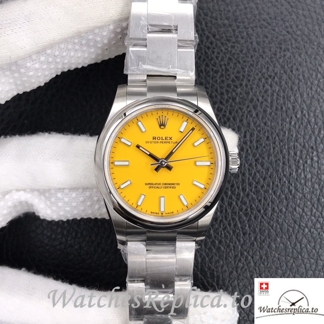 Swiss Rolex Oyster Perpetual Replica 277200 Stainless steel strap 31MM - Replica Watches Shop