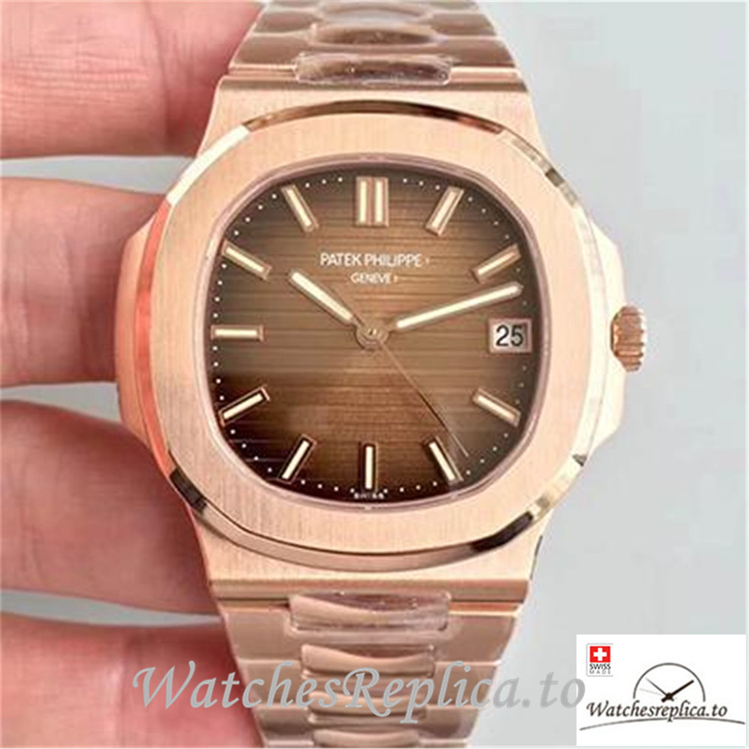 Swiss Patek Philippe Nautilus Replica 5711/1R-001 Stick Markers 40MM - WatchesReplica.to
