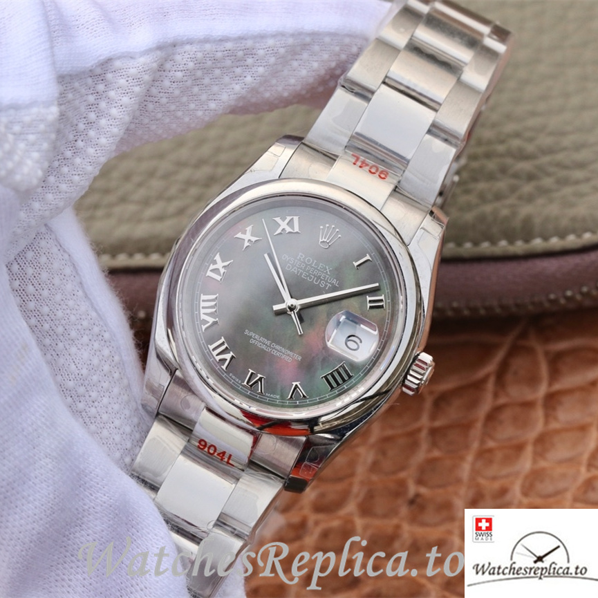 Swiss Rolex Datejust Replica 116200 Stainless steel strap 36MM - WatchesReplica.to