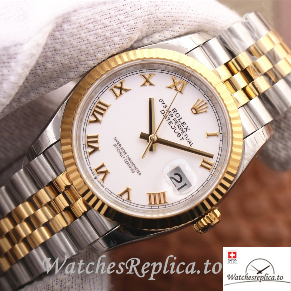 Swiss Rolex Datejust Replica 126233 Stainless steel strap 36MM - WatchesReplica.to