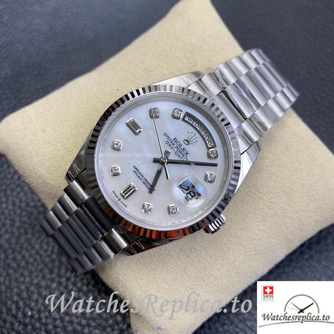 Swiss Rolex Datejust Replica 126233 Stainless steel strap 36MM - WatchesReplica.to