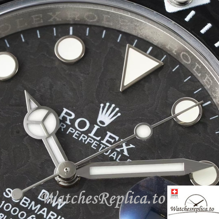 Swiss Rolex Submariner Replica Stainless steel strap 40MM Black Dial - WatchesReplica.to