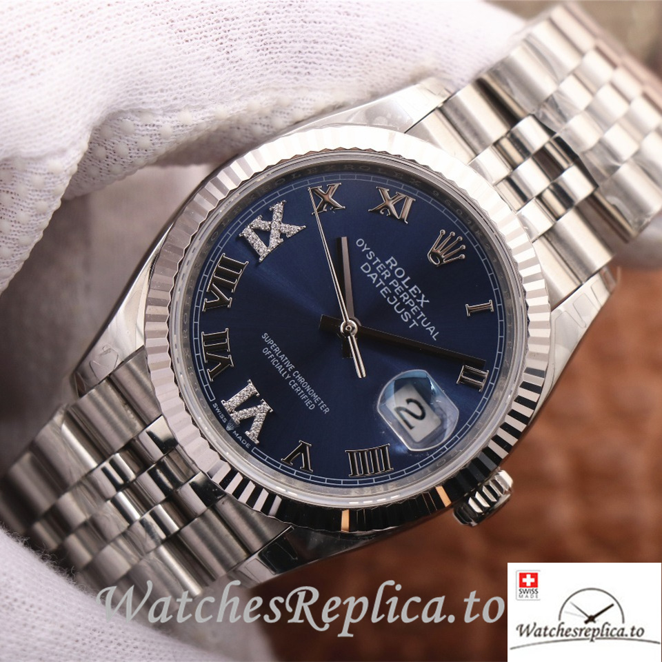 Swiss Rolex Datejust Replica 126233 Stainless steel strap 36MM - WatchesReplica.to