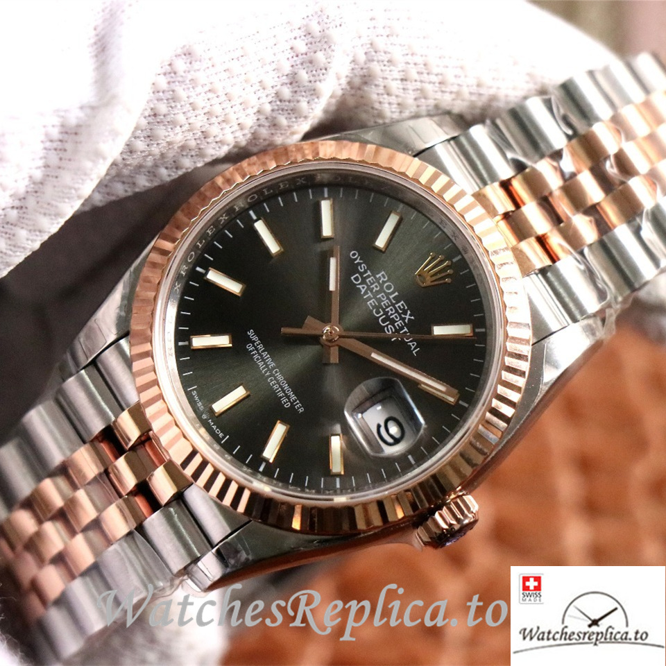 Swiss Rolex Datejust Replica 126233 Stainless steel strap 36MM - WatchesReplica.to