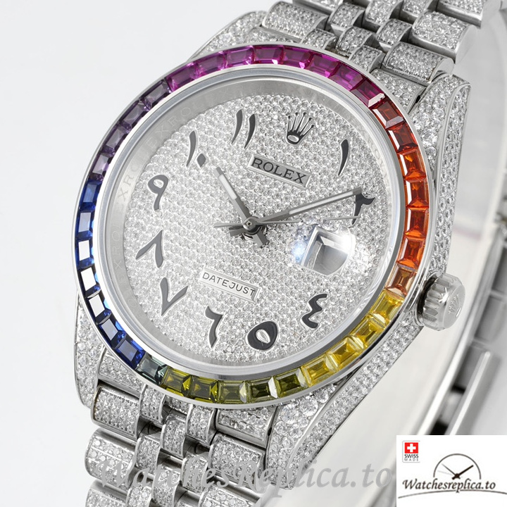 Swiss Rolex Datejust Replica 1263341 0018 Stainless steel strap 41MM - Replica Watches Shop