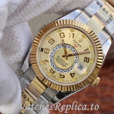 Swiss Rolex Sky Dweller Replica 326939 Stainless steel strap 42MM - WatchesReplica.to