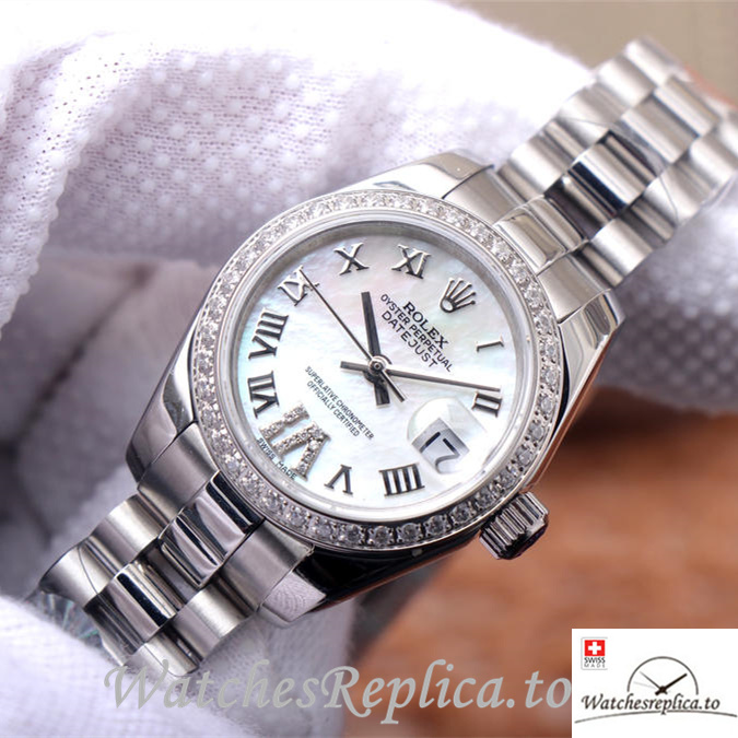 Swiss Rolex Datejust Replica 279174-0009 Stainless steel strap 28MM - WatchesReplica.to