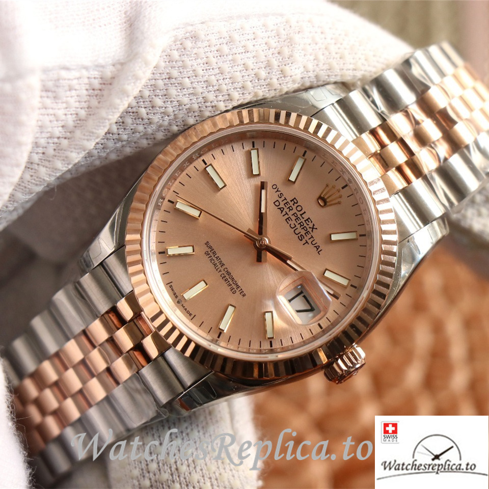 Swiss Rolex Datejust Replica 126233 Stainless steel strap 36MM - WatchesReplica.to