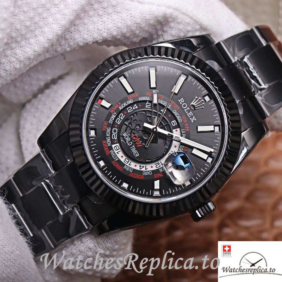 Swiss Rolex Sky Dweller Replica 326934 Stainless steel strap 40MM - WatchesReplica.to