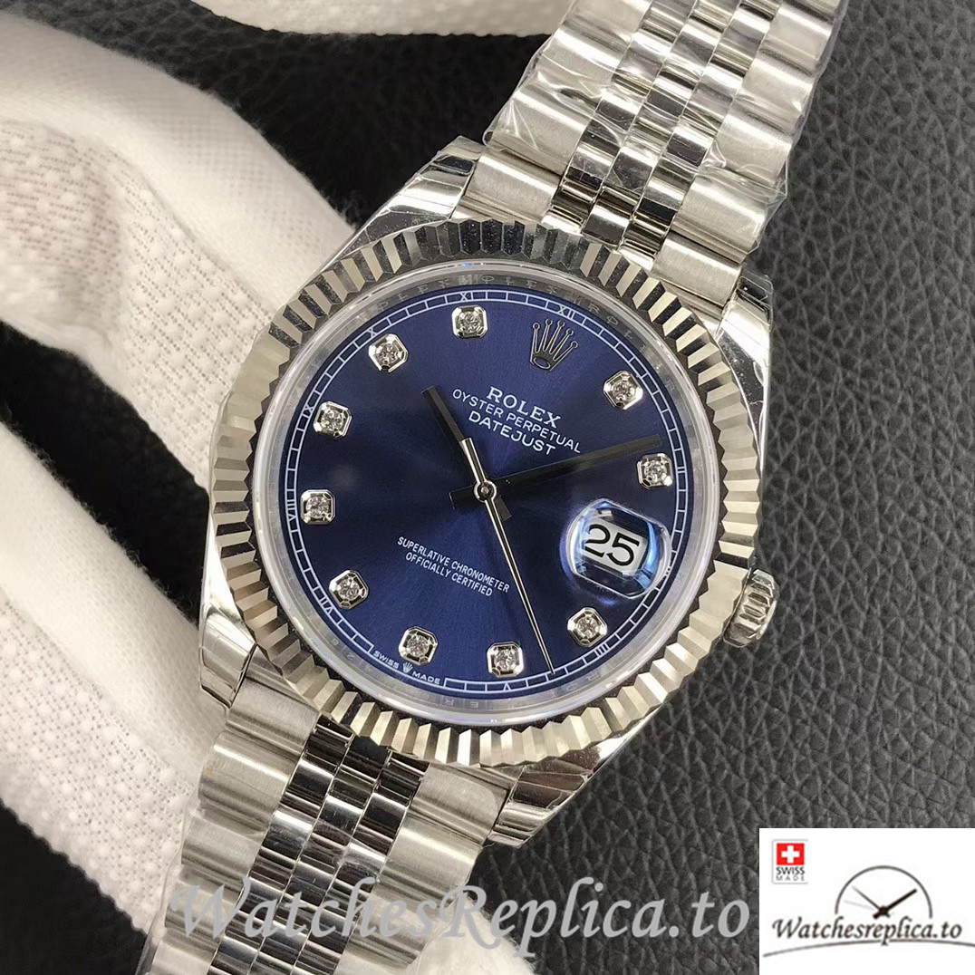 Swiss Rolex Datejust 126233 Replica Stainless steel strap 36MM - WatchesReplica.to