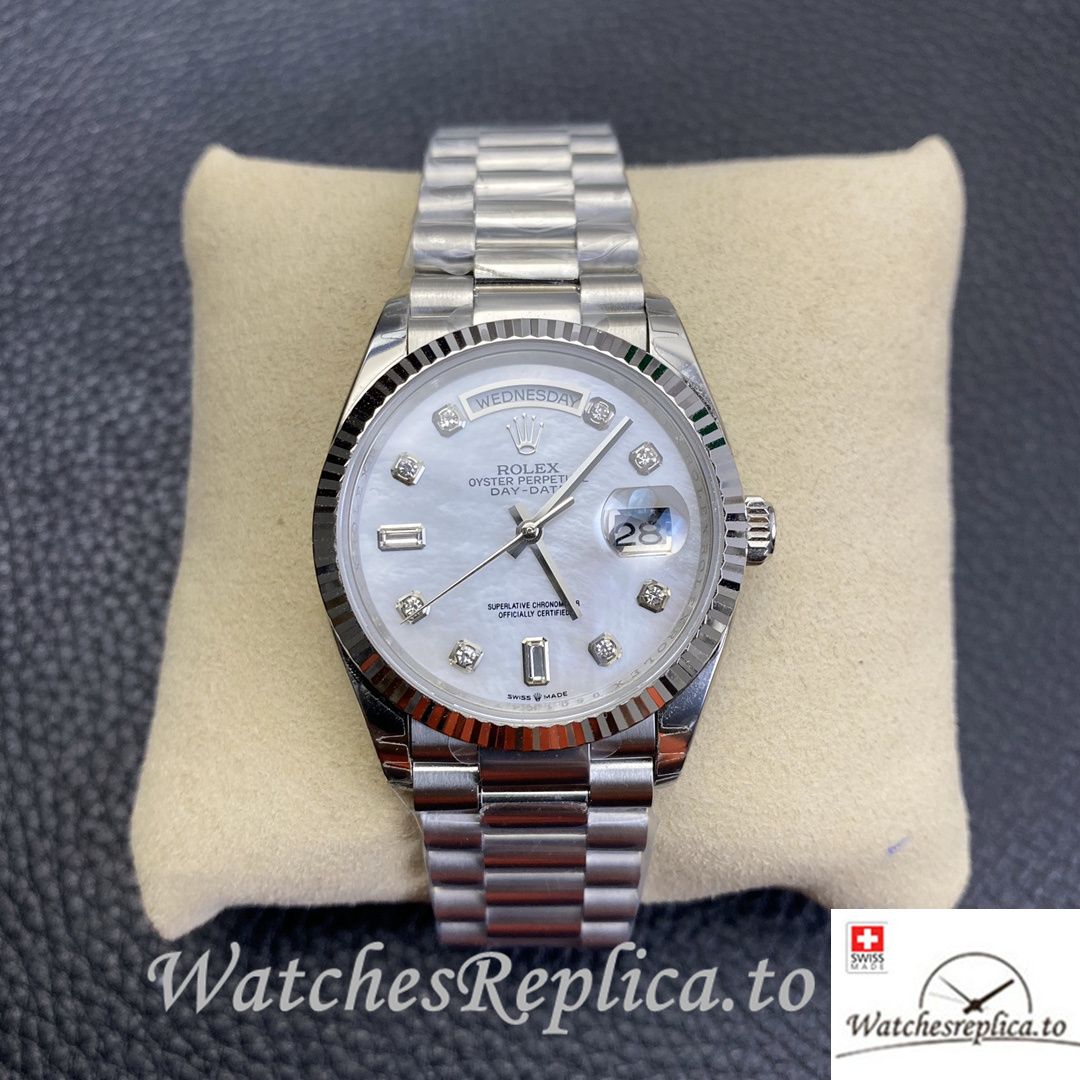 Swiss Rolex Datejust Replica 126233 Stainless steel strap 36MM - WatchesReplica.to