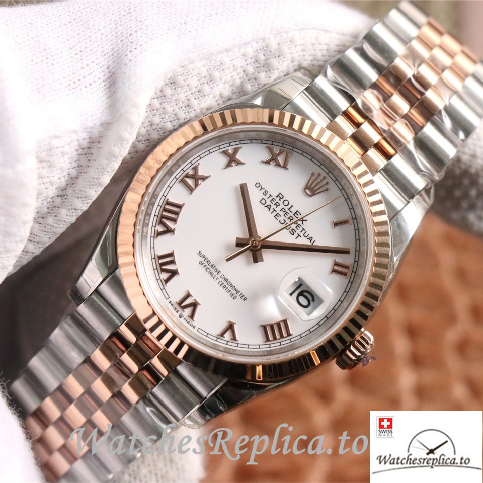 Swiss Rolex Datejust Replica 126233 Stainless steel strap 36MM - WatchesReplica.to