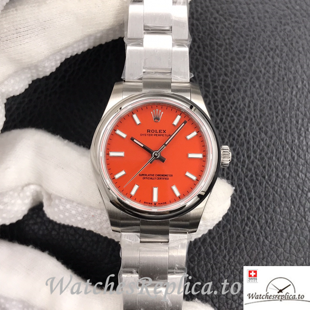 Swiss Rolex Oyster Perpetual Replica 277200 Stainless steel strap 31MM - Replica Watches Shop