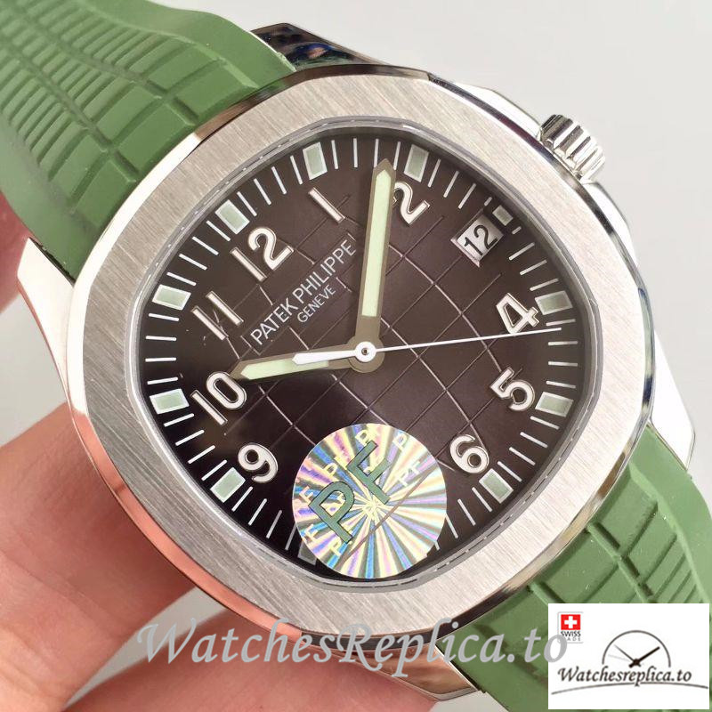 Swiss Patek Philippe Aquanaut Jumbo Replica 5167A-001 001 Green Strap 40.5MM - WatchesReplica.to