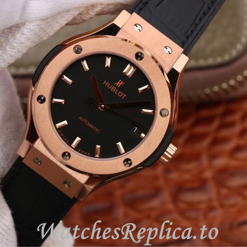 Hublot Replica 511.zp Leather strap 42MM - WatchesReplica.to