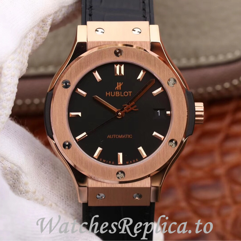 Hublot Replica 511.zp Leather strap 42MM - WatchesReplica.to
